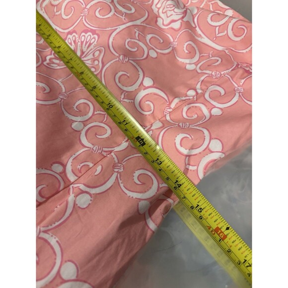 Vintage 90s Lilly Pulitzer Dress Butterfly Roses 1990’s 8 M Pink Pleated Barbie - Picture 5 of 16